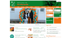 Desktop Screenshot of mhcdewarande.nl